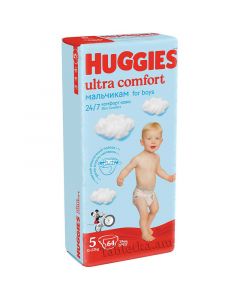 Хаггис Ультра Комфорт подгузники для мальчиков  N5 (12-22кг)