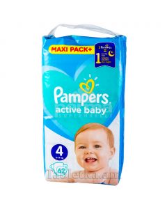 Pampers Active Baby diaper N4  (9-14kg)