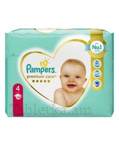 Pampers Premium Care  diaper N4  (9-14kg)