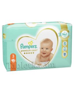 Pampers Premium Care  diaper N3  (6-10kg)