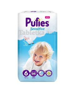 Pufies Sensitive diapers N6  (13+kg)