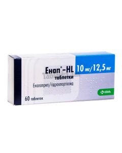 Энап-HL 10 мг/12,5 мг