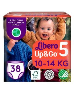 Libero Up & Go diapers-panty  N5 (10-14 kg)