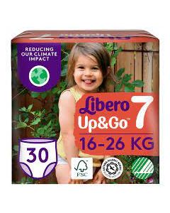 Libero Up & Go diapers-panty  N7 (16-26 kg)