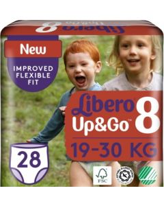 Libero Up & Go diapers-panty  N8 (19-30 kg)
