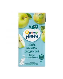 Frutonyanya apple juice for children 4+ 200ml