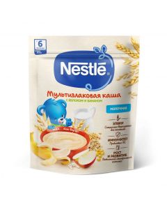 Nestle milk porridge multicereals with apple and banana (6 months+) 200g