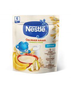 Nestle Milk porridge oatmeal with pear and banana (6 months+) 200g